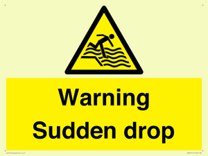 Warning Sudden drop